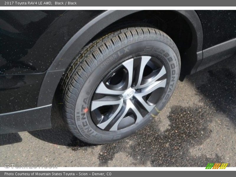 Black / Black 2017 Toyota RAV4 LE AWD