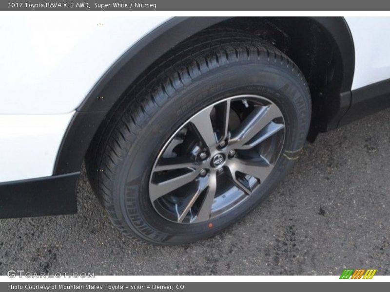 Super White / Nutmeg 2017 Toyota RAV4 XLE AWD