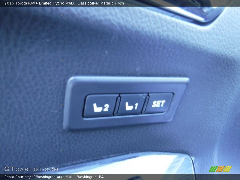 Classic Silver Metallic / Ash 2016 Toyota RAV4 Limited Hybrid AWD