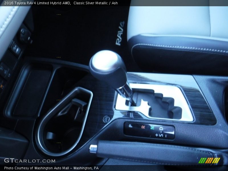 Classic Silver Metallic / Ash 2016 Toyota RAV4 Limited Hybrid AWD