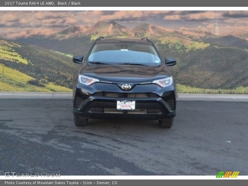 Black / Black 2017 Toyota RAV4 LE AWD