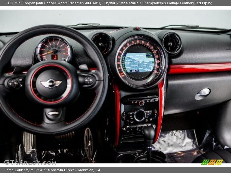 Dashboard of 2014 Cooper John Cooper Works Paceman All4 AWD