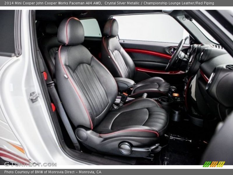  2014 Cooper John Cooper Works Paceman All4 AWD Championship Lounge Leather/Red Piping Interior