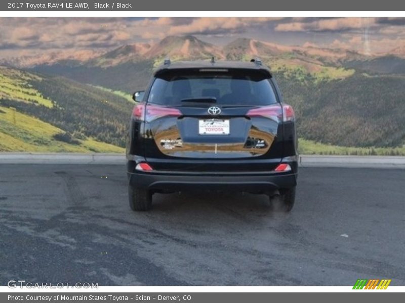 Black / Black 2017 Toyota RAV4 LE AWD