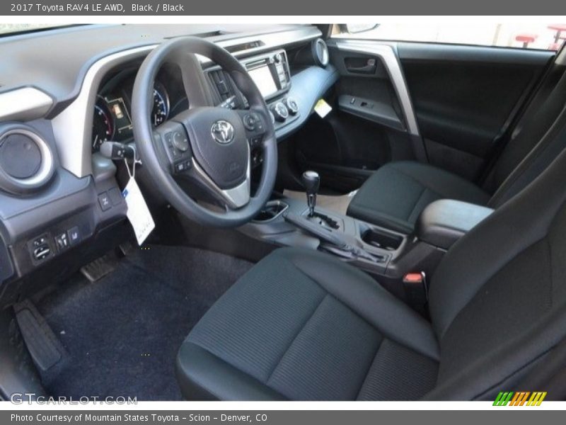 Black / Black 2017 Toyota RAV4 LE AWD