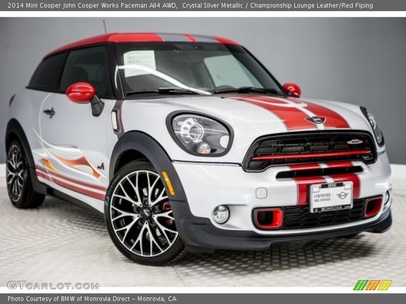 Front 3/4 View of 2014 Cooper John Cooper Works Paceman All4 AWD