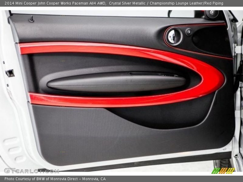 Door Panel of 2014 Cooper John Cooper Works Paceman All4 AWD