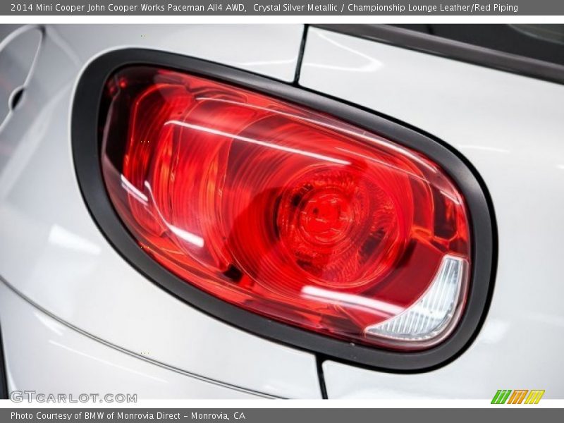 Crystal Silver Metallic / Championship Lounge Leather/Red Piping 2014 Mini Cooper John Cooper Works Paceman All4 AWD