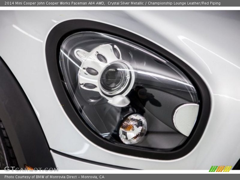 Crystal Silver Metallic / Championship Lounge Leather/Red Piping 2014 Mini Cooper John Cooper Works Paceman All4 AWD