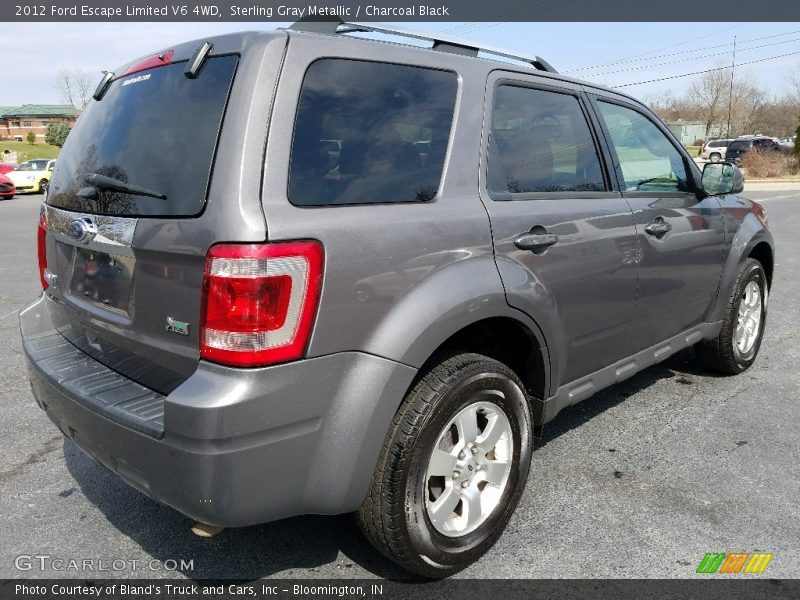 Sterling Gray Metallic / Charcoal Black 2012 Ford Escape Limited V6 4WD