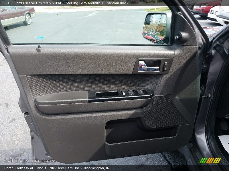 Sterling Gray Metallic / Charcoal Black 2012 Ford Escape Limited V6 4WD
