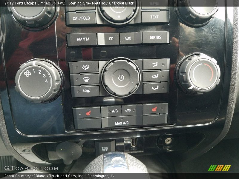 Sterling Gray Metallic / Charcoal Black 2012 Ford Escape Limited V6 4WD