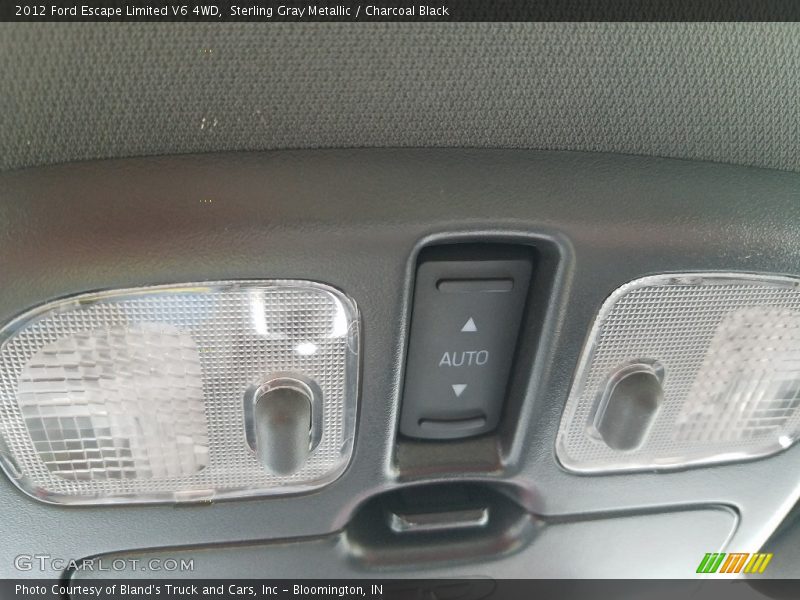 Sterling Gray Metallic / Charcoal Black 2012 Ford Escape Limited V6 4WD