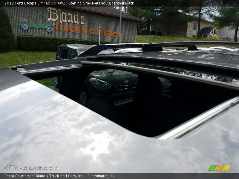 Sterling Gray Metallic / Charcoal Black 2012 Ford Escape Limited V6 4WD