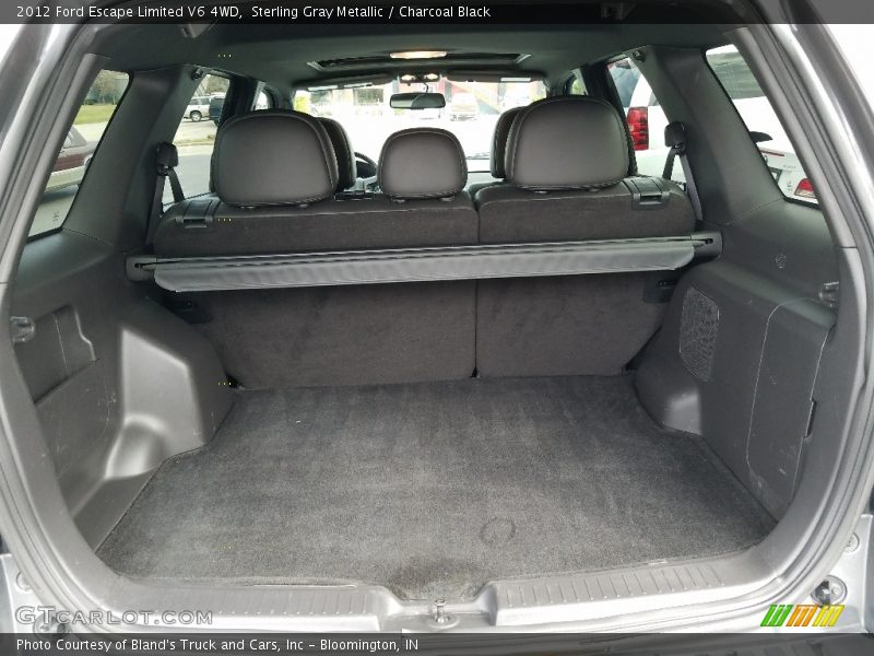 Sterling Gray Metallic / Charcoal Black 2012 Ford Escape Limited V6 4WD