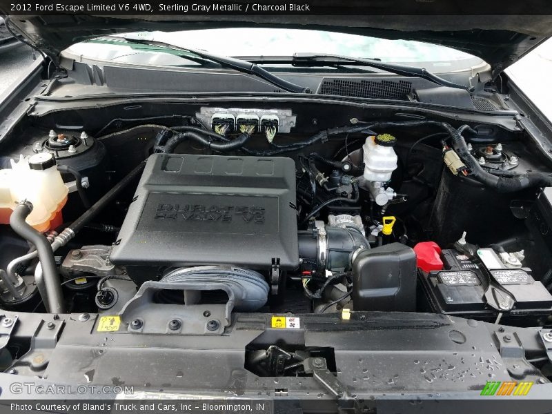 Sterling Gray Metallic / Charcoal Black 2012 Ford Escape Limited V6 4WD