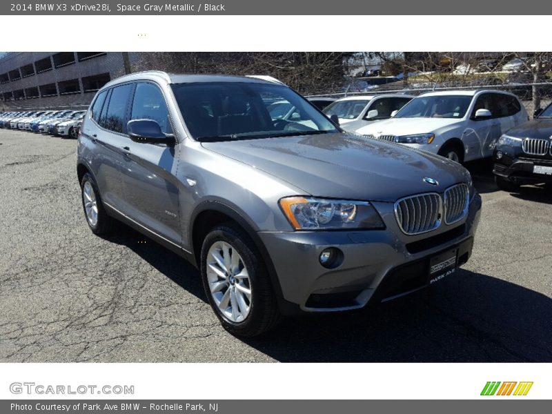 Space Gray Metallic / Black 2014 BMW X3 xDrive28i
