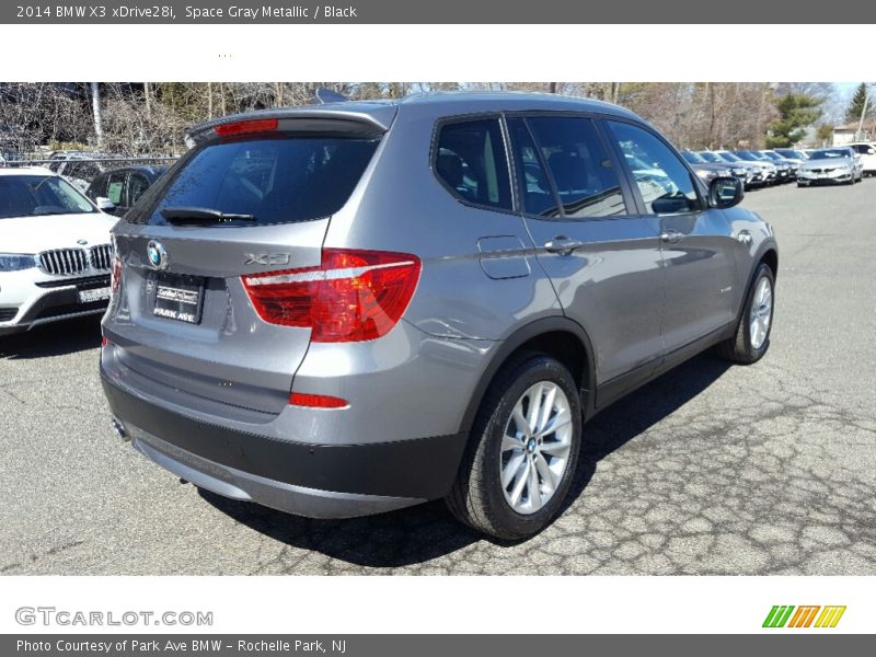 Space Gray Metallic / Black 2014 BMW X3 xDrive28i