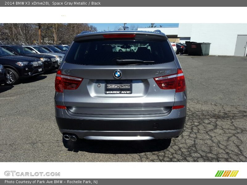 Space Gray Metallic / Black 2014 BMW X3 xDrive28i
