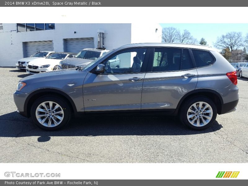 Space Gray Metallic / Black 2014 BMW X3 xDrive28i