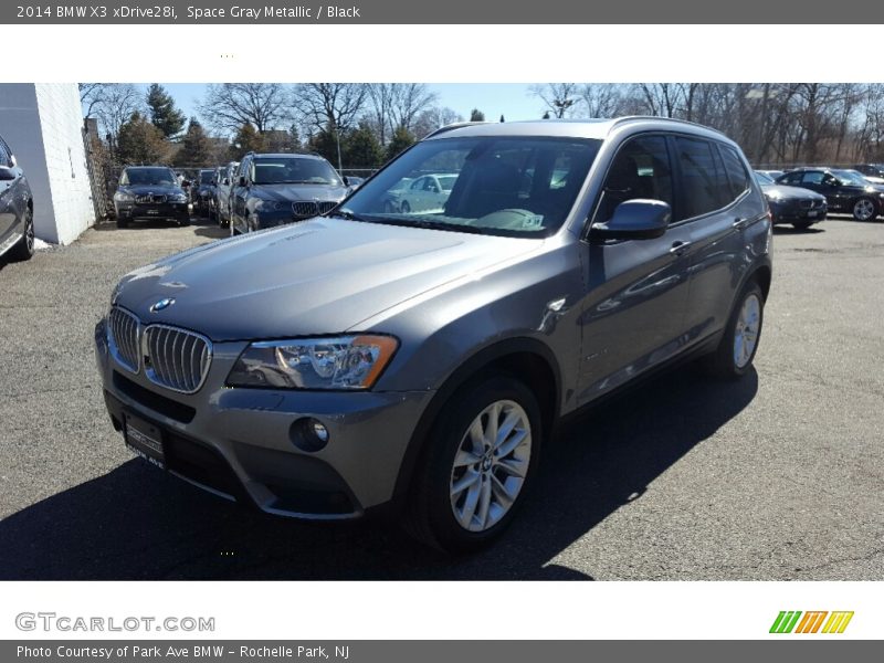 Space Gray Metallic / Black 2014 BMW X3 xDrive28i