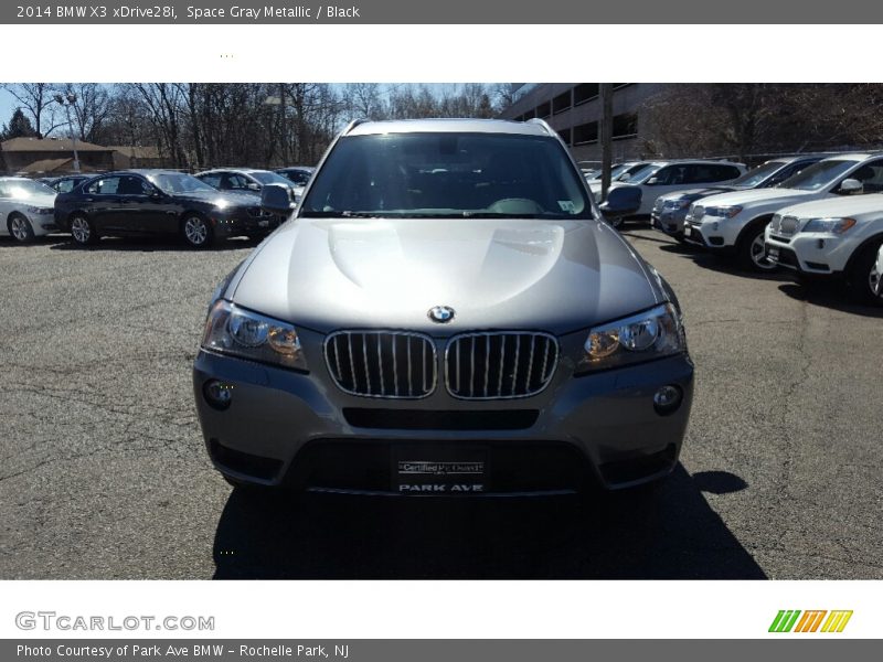 Space Gray Metallic / Black 2014 BMW X3 xDrive28i