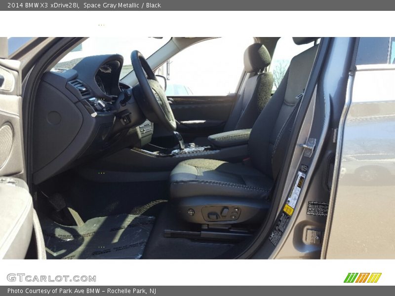 Space Gray Metallic / Black 2014 BMW X3 xDrive28i