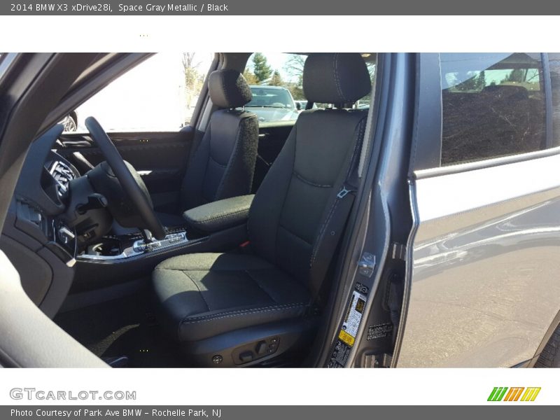 Space Gray Metallic / Black 2014 BMW X3 xDrive28i