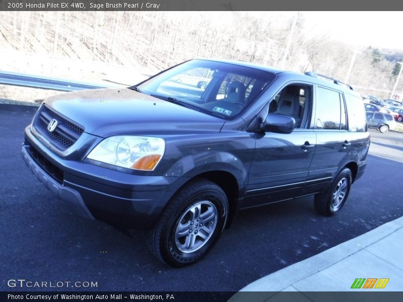 Sage Brush Pearl / Gray 2005 Honda Pilot EX 4WD