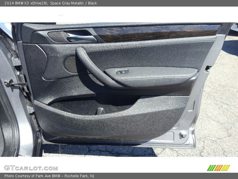 Space Gray Metallic / Black 2014 BMW X3 xDrive28i