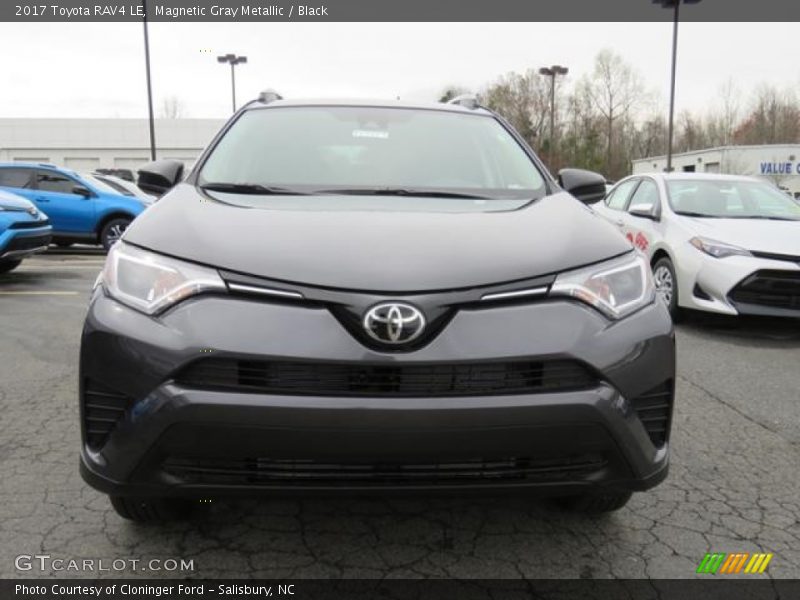 Magnetic Gray Metallic / Black 2017 Toyota RAV4 LE