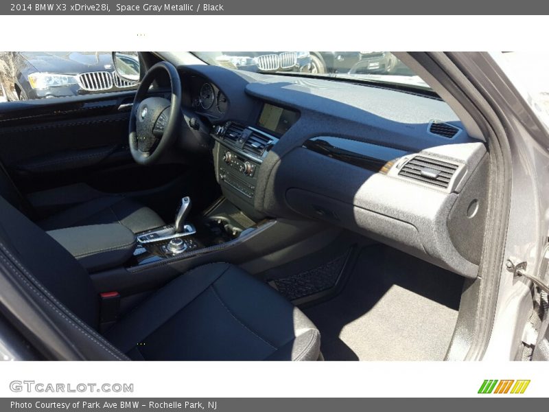 Space Gray Metallic / Black 2014 BMW X3 xDrive28i