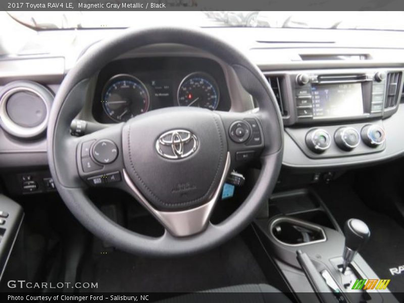 Magnetic Gray Metallic / Black 2017 Toyota RAV4 LE
