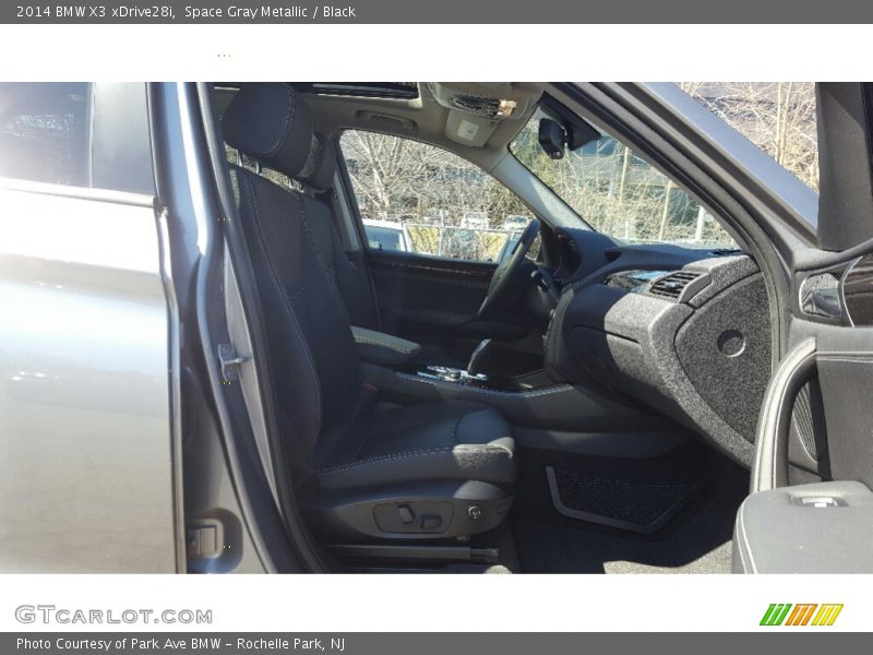 Space Gray Metallic / Black 2014 BMW X3 xDrive28i