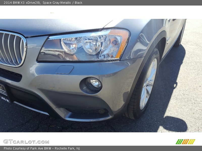 Space Gray Metallic / Black 2014 BMW X3 xDrive28i