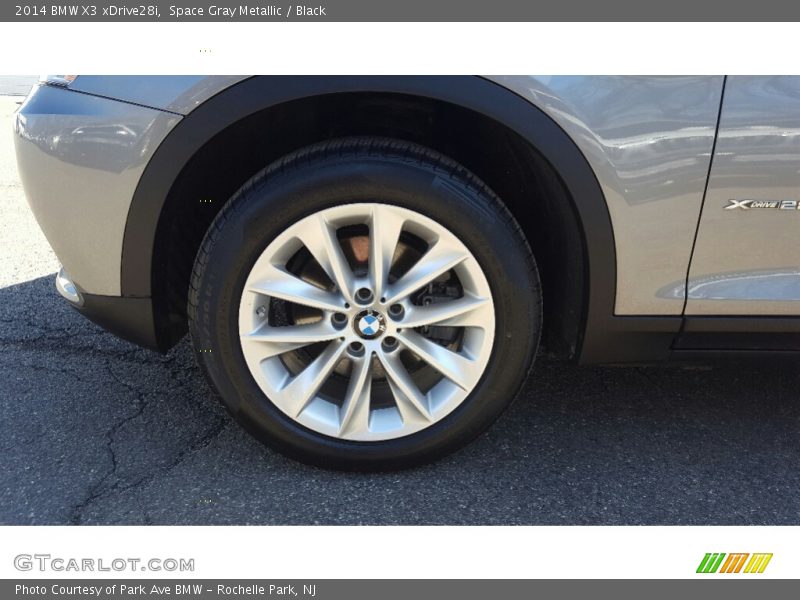 Space Gray Metallic / Black 2014 BMW X3 xDrive28i