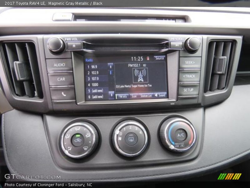 Magnetic Gray Metallic / Black 2017 Toyota RAV4 LE