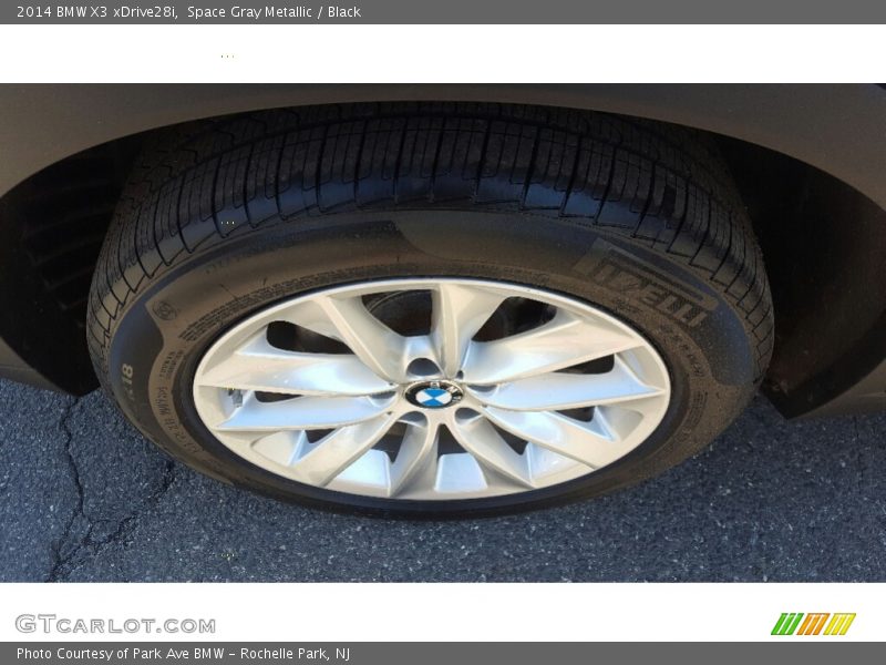 Space Gray Metallic / Black 2014 BMW X3 xDrive28i