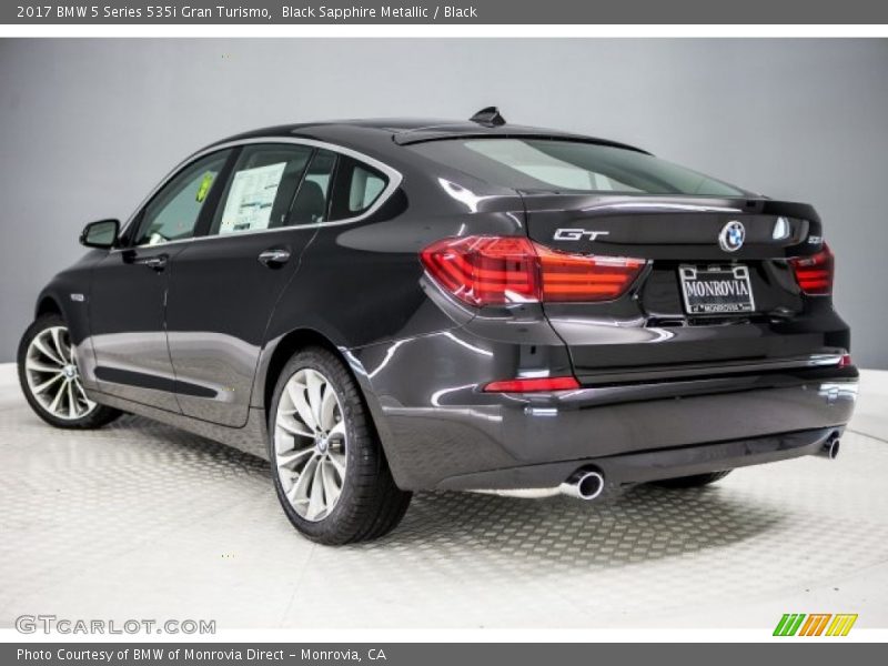 Black Sapphire Metallic / Black 2017 BMW 5 Series 535i Gran Turismo