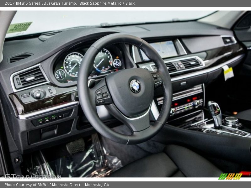 Black Sapphire Metallic / Black 2017 BMW 5 Series 535i Gran Turismo