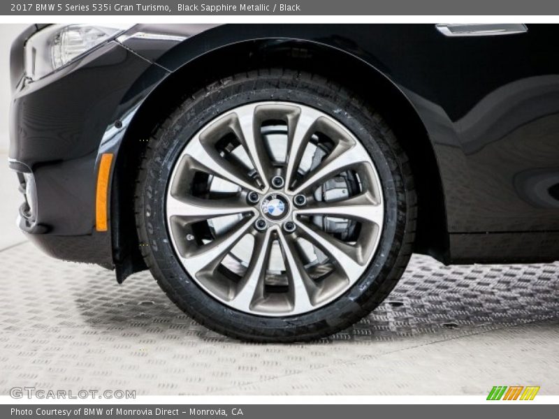 Black Sapphire Metallic / Black 2017 BMW 5 Series 535i Gran Turismo
