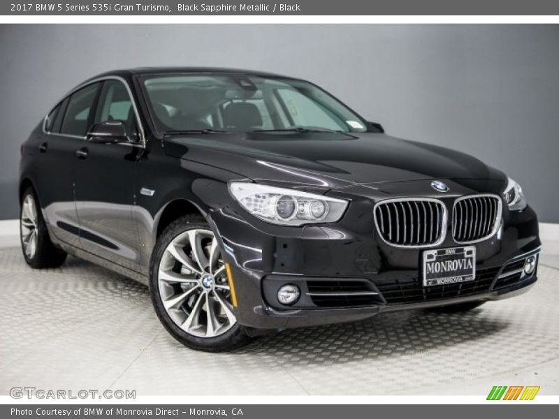 Black Sapphire Metallic / Black 2017 BMW 5 Series 535i Gran Turismo