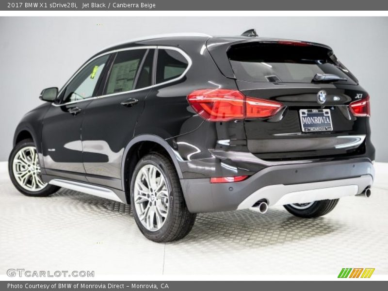 Jet Black / Canberra Beige 2017 BMW X1 sDrive28i