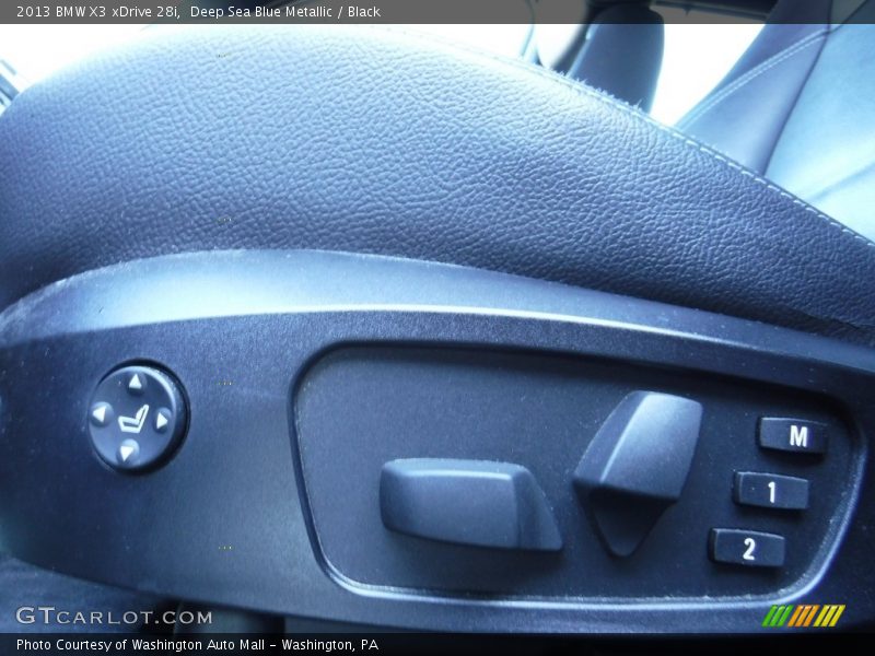 Deep Sea Blue Metallic / Black 2013 BMW X3 xDrive 28i