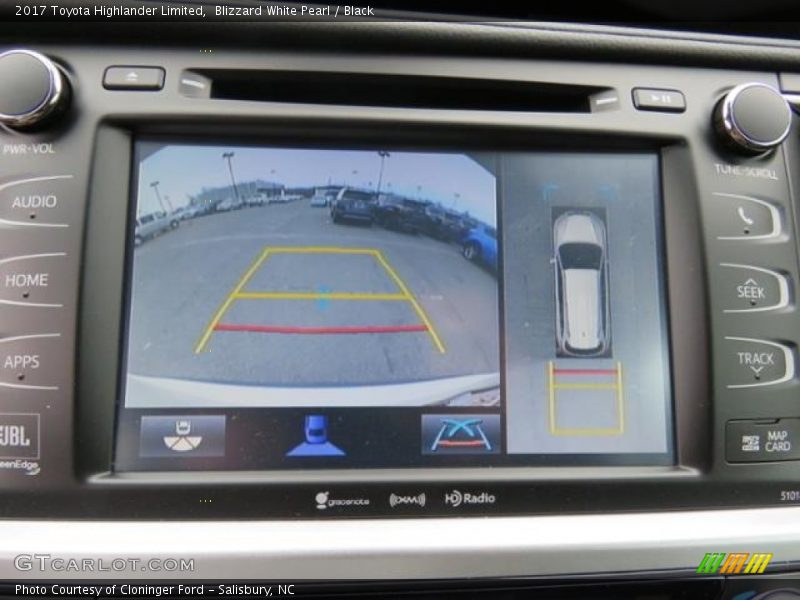 Blizzard White Pearl / Black 2017 Toyota Highlander Limited