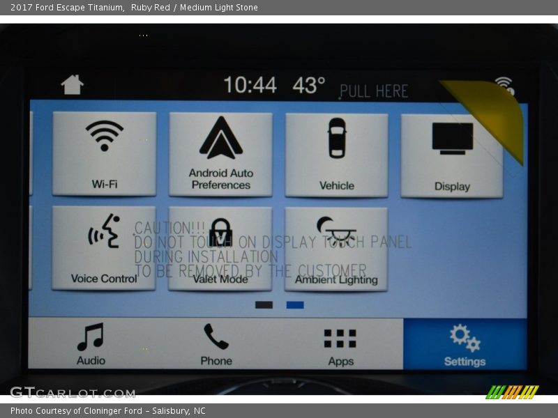 Ruby Red / Medium Light Stone 2017 Ford Escape Titanium