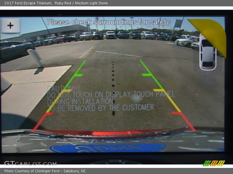 Ruby Red / Medium Light Stone 2017 Ford Escape Titanium