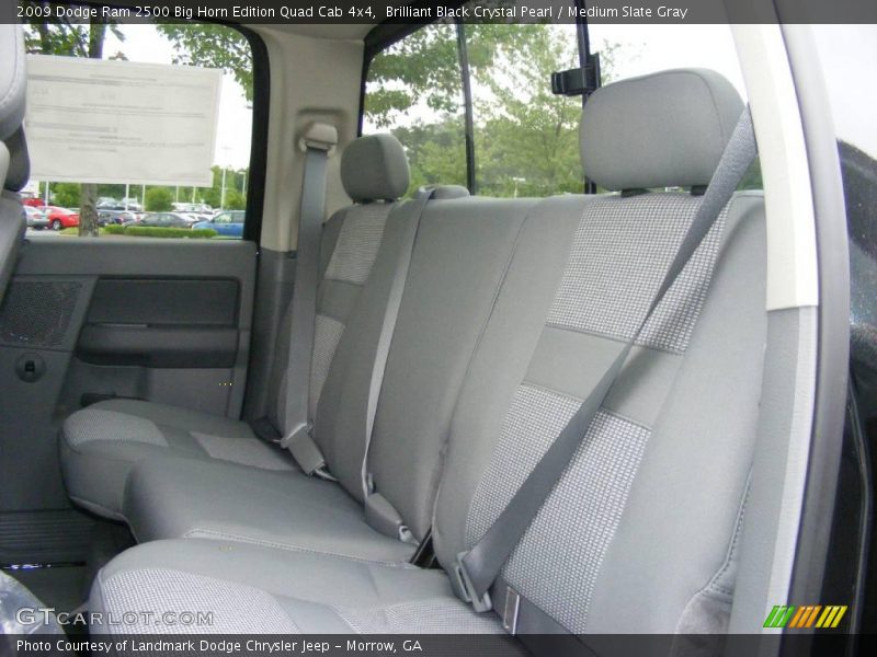 Brilliant Black Crystal Pearl / Medium Slate Gray 2009 Dodge Ram 2500 Big Horn Edition Quad Cab 4x4