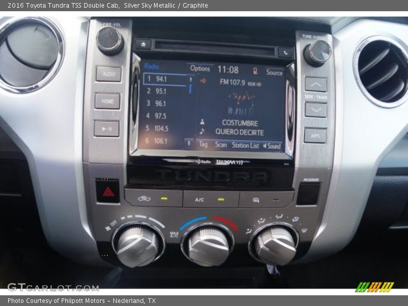 Silver Sky Metallic / Graphite 2016 Toyota Tundra TSS Double Cab