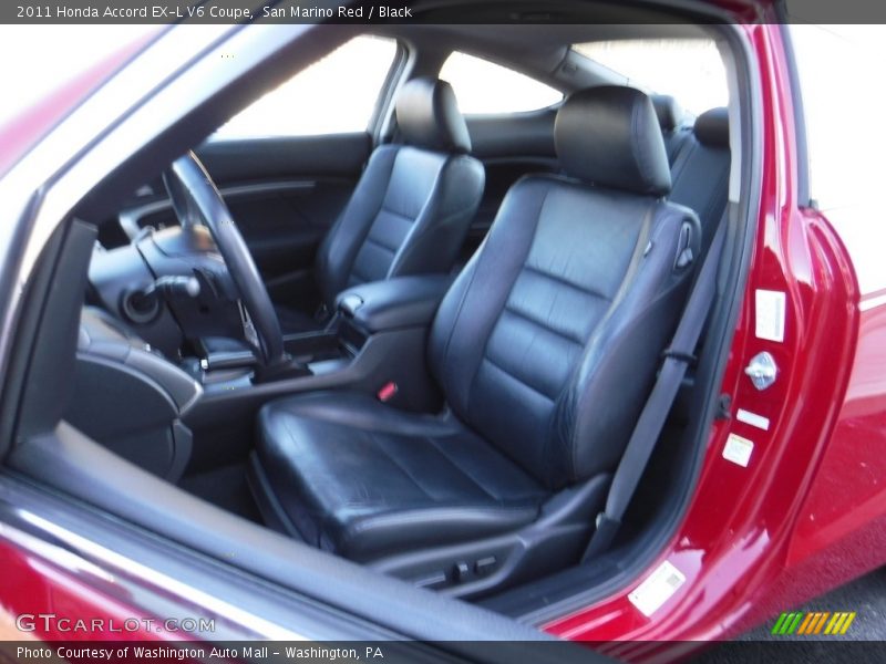 San Marino Red / Black 2011 Honda Accord EX-L V6 Coupe